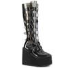 DemoniaCult - SWING815C Bottes de plateforme - Noir Product image